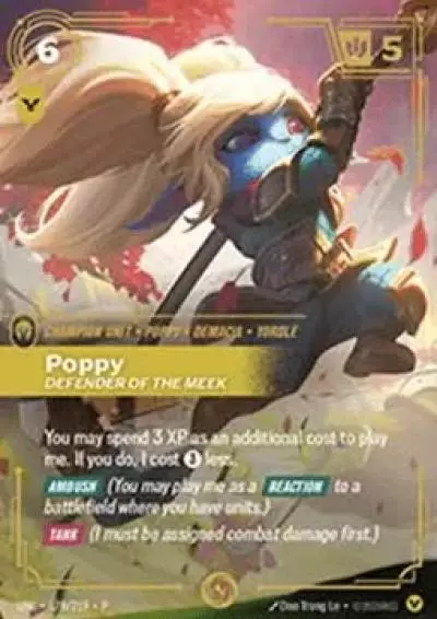 Poppy, Defender of the Meek - UNL-178-p - Promotional Cards - Riftbound card